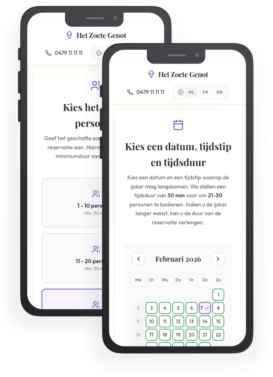 ijskar reservatie systeem